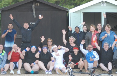 Diagrama Foundation: Edensor Care Centre staff celebrate the end of their team-building sports day
